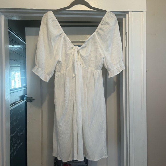 White Babydoll Dress Daisy Boutique White - Picture 2 of 3